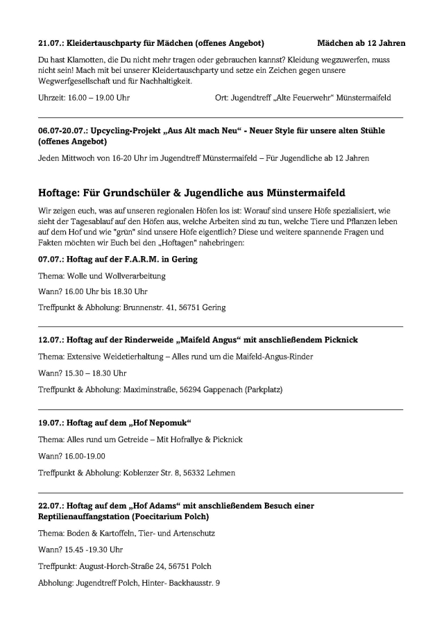 Übersicht und Anmeldung GrüneWochen2022 Seite 2 640px